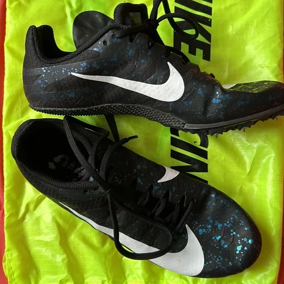 M 6.5 | Nike Zoom Rival S Black Men’s Track shoes, Sprinting Spikes Men’s 6.5 - Picture 3 of 15
